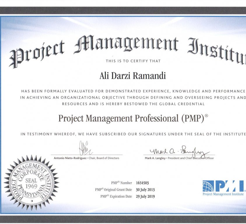 PMP Certified